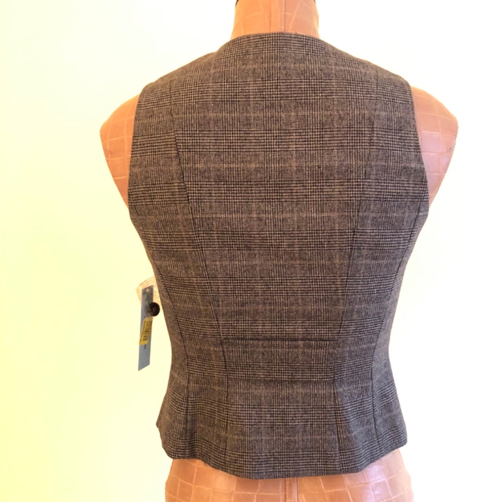 NWT Antonio Melani Glen Plaid Vest - Picture 2 of 16